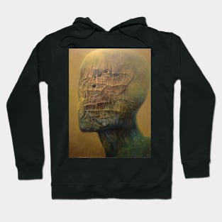 Zdzislaw Beksinski - Abstract Relief Beksinski Hoodie